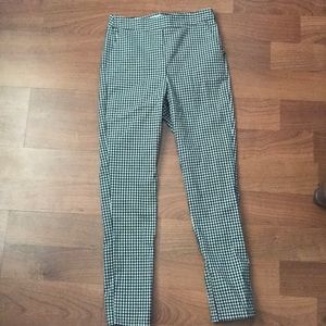 Black and White Checkered Pants